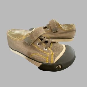 Keen Kids  Coronado Brown Canvas Sneakers Shoes- Sz- 12